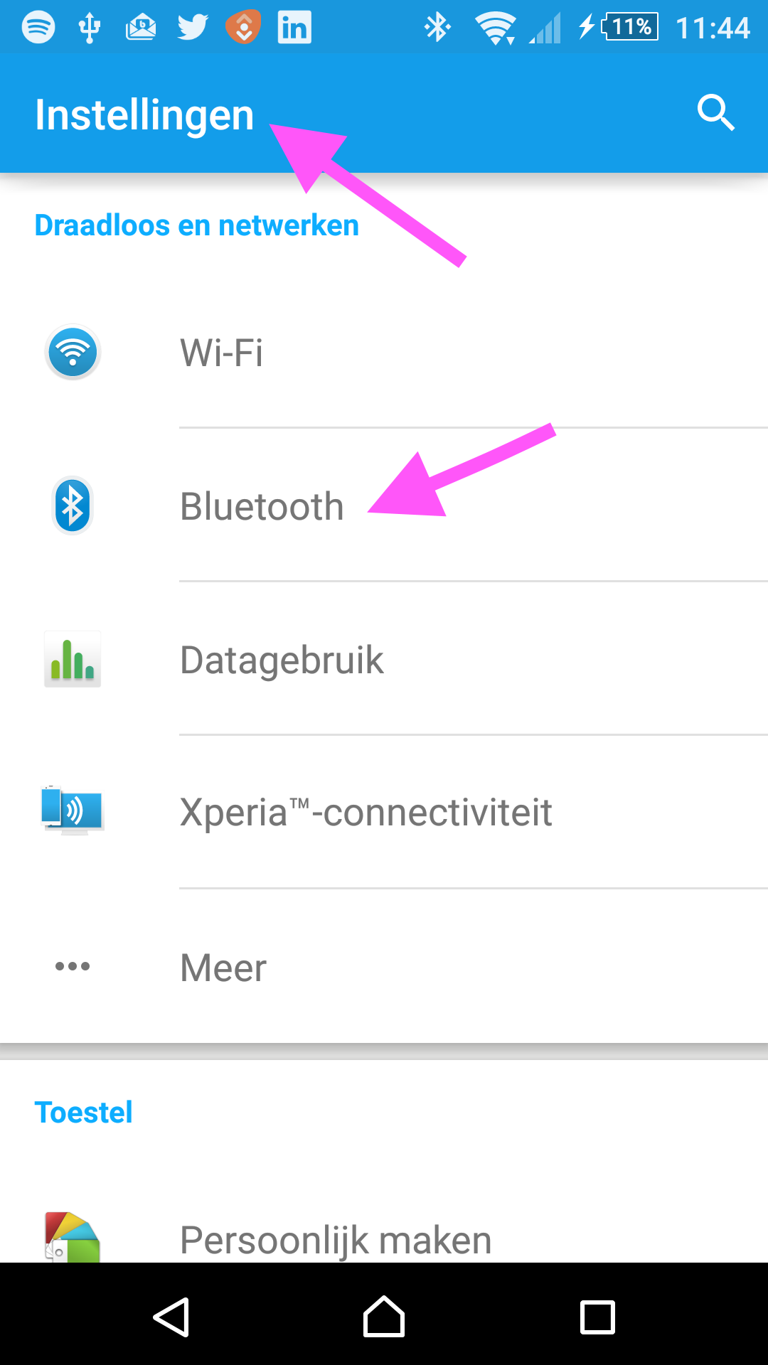 Bluetooth on Android 1