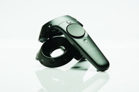 De controller van de HTC Vive Pre