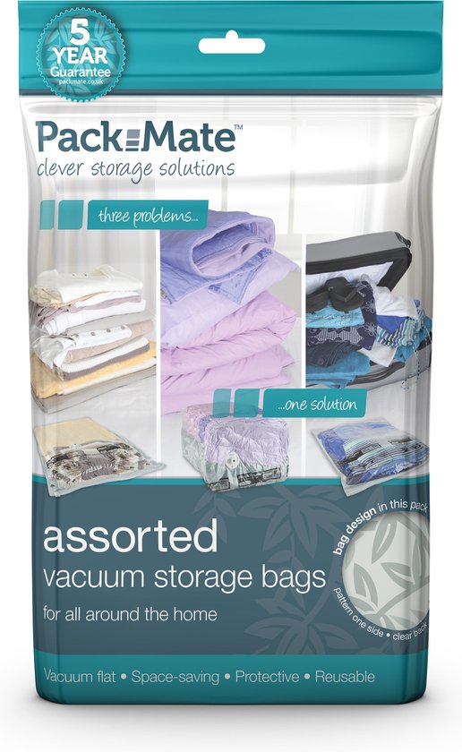Packmate Vacuum opbergzakken 4 delige reis set Travel bags - reiszakken - Space saver vacuum bag